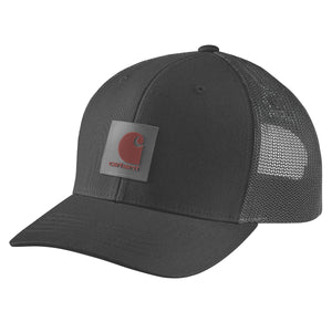 Kuvassa Carhartt Twill Meshback Logo Patch lippis joka on väriltään musta. 