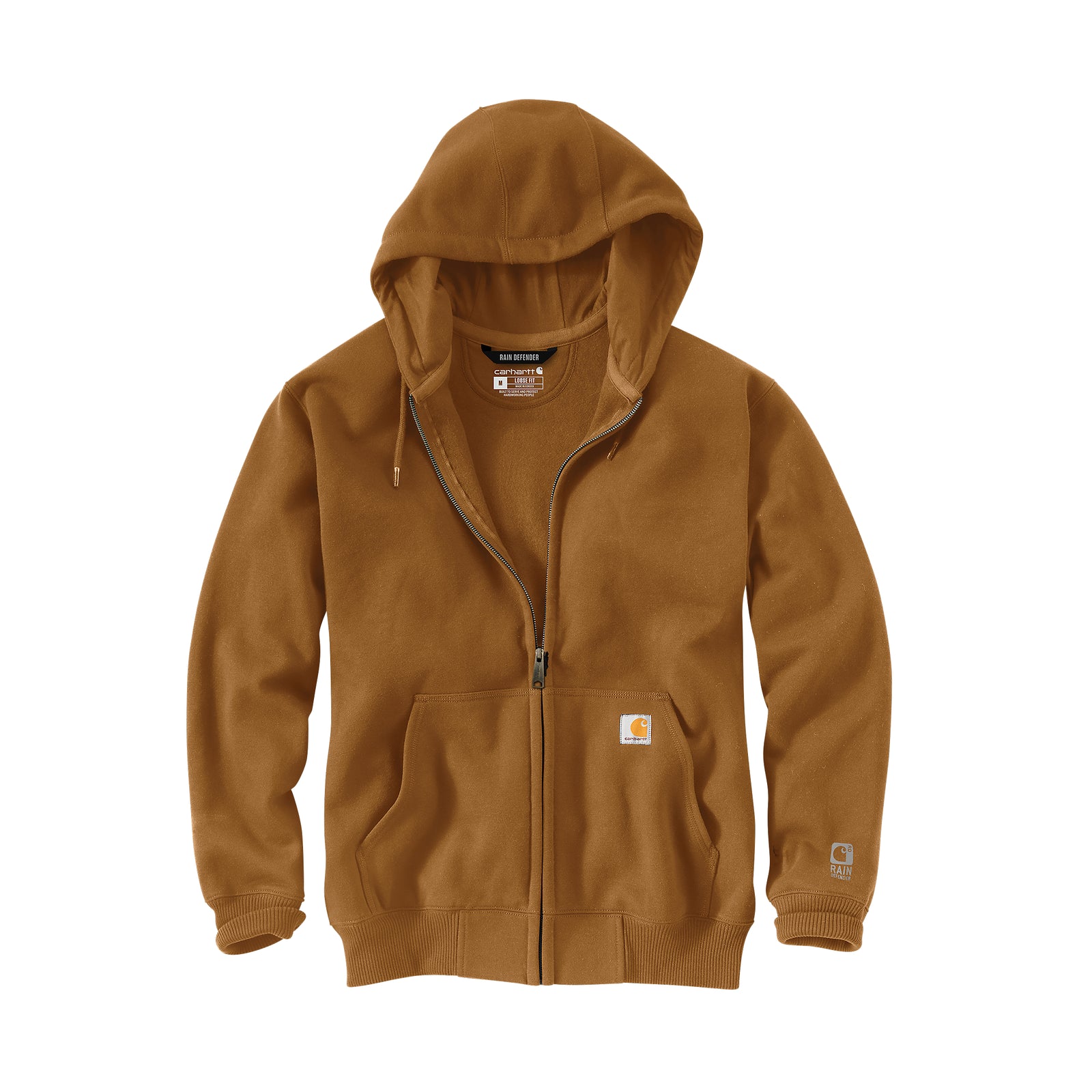 Carhartt Paxton Full-Zip Rain Defender miesten huppari, ruskea