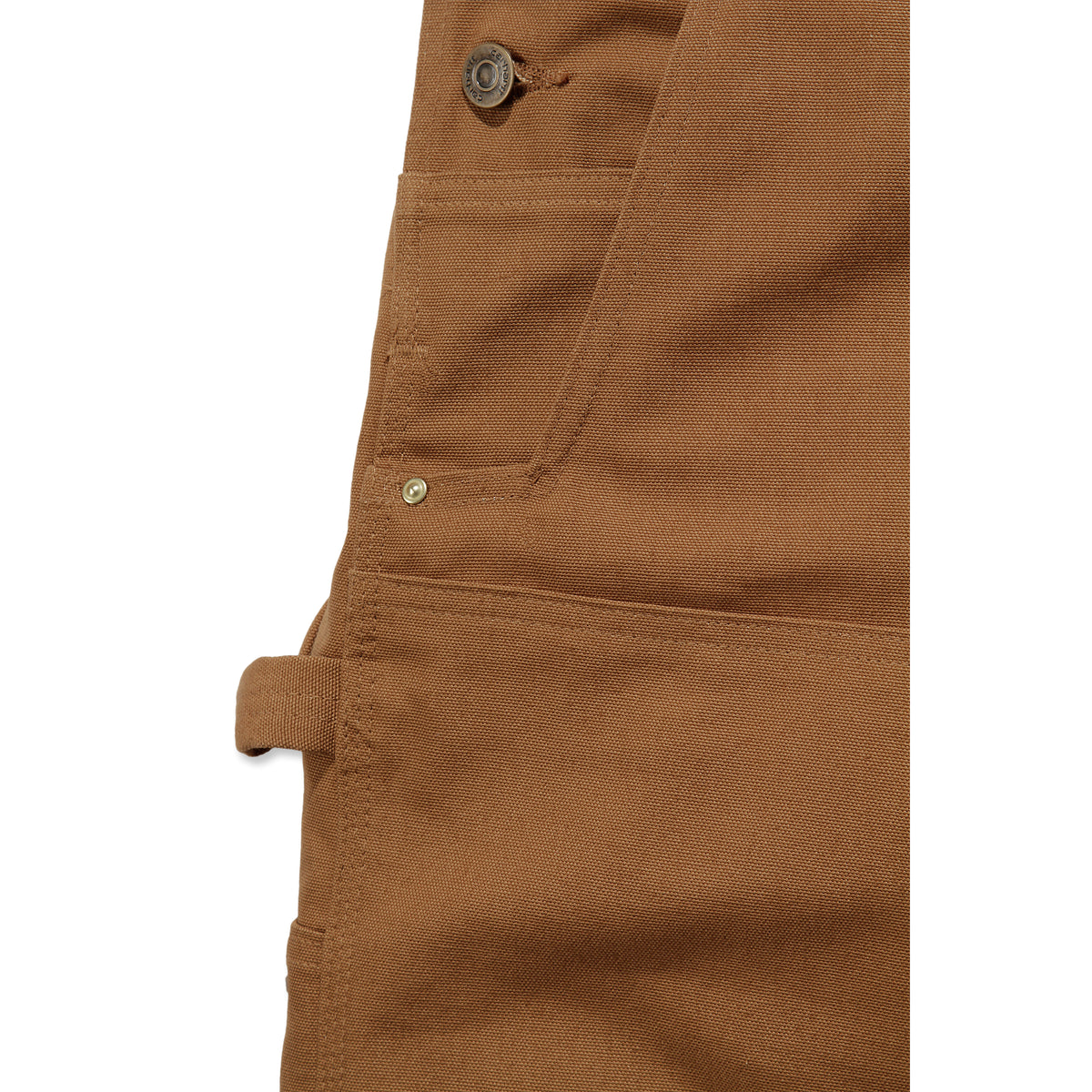 Carhartt R01 Duck Canvas lappuhaalarit, ruskea