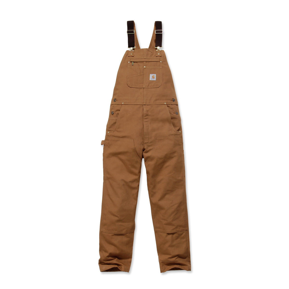 Carhartt R01 Duck Canvas lappuhaalarit, ruskea