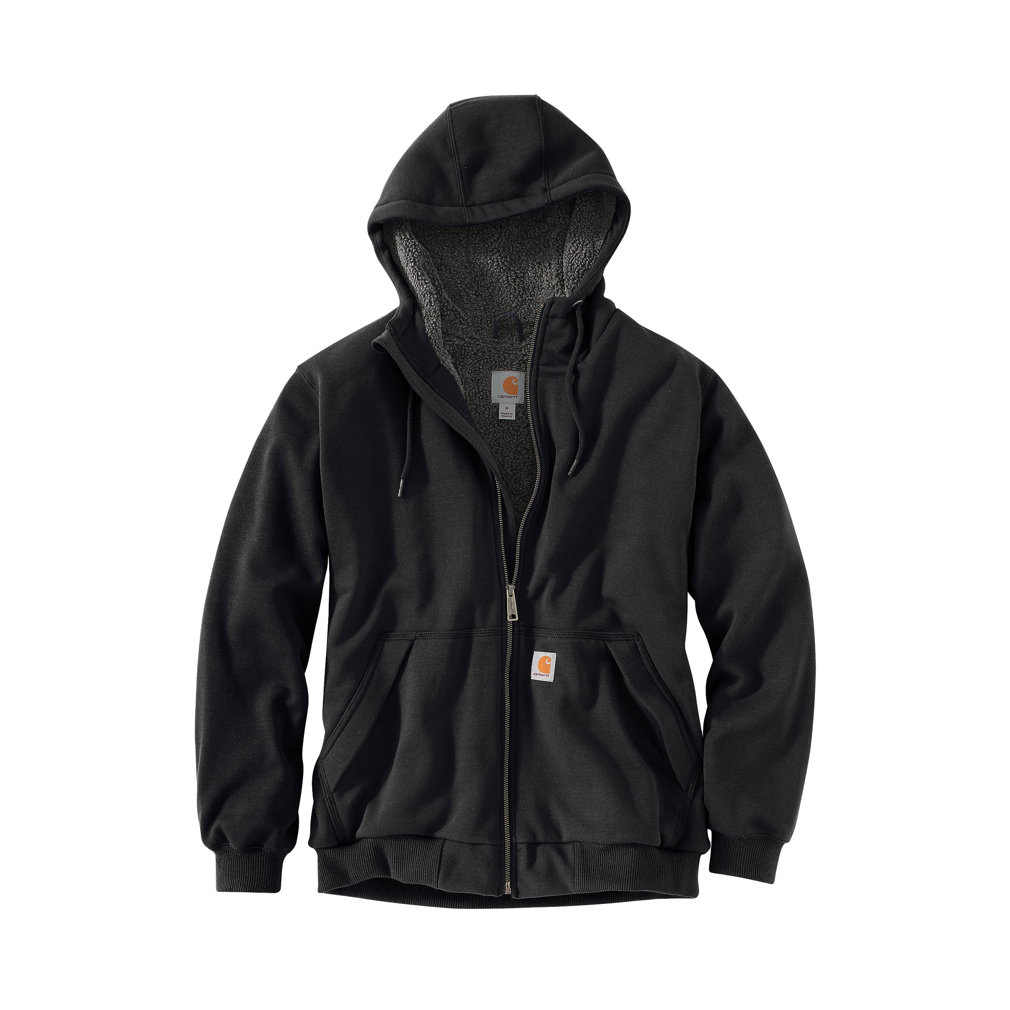 Carhartt Midweight Lined Sweatshirt, musta