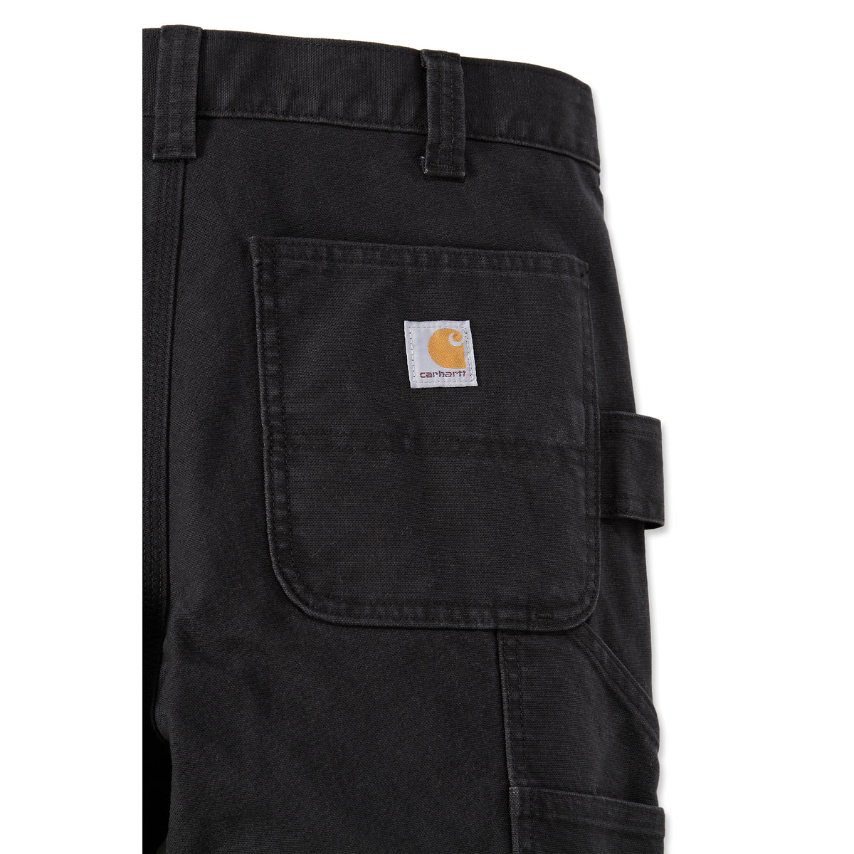 Carhartt Stretch Duck Double Front housut, musta