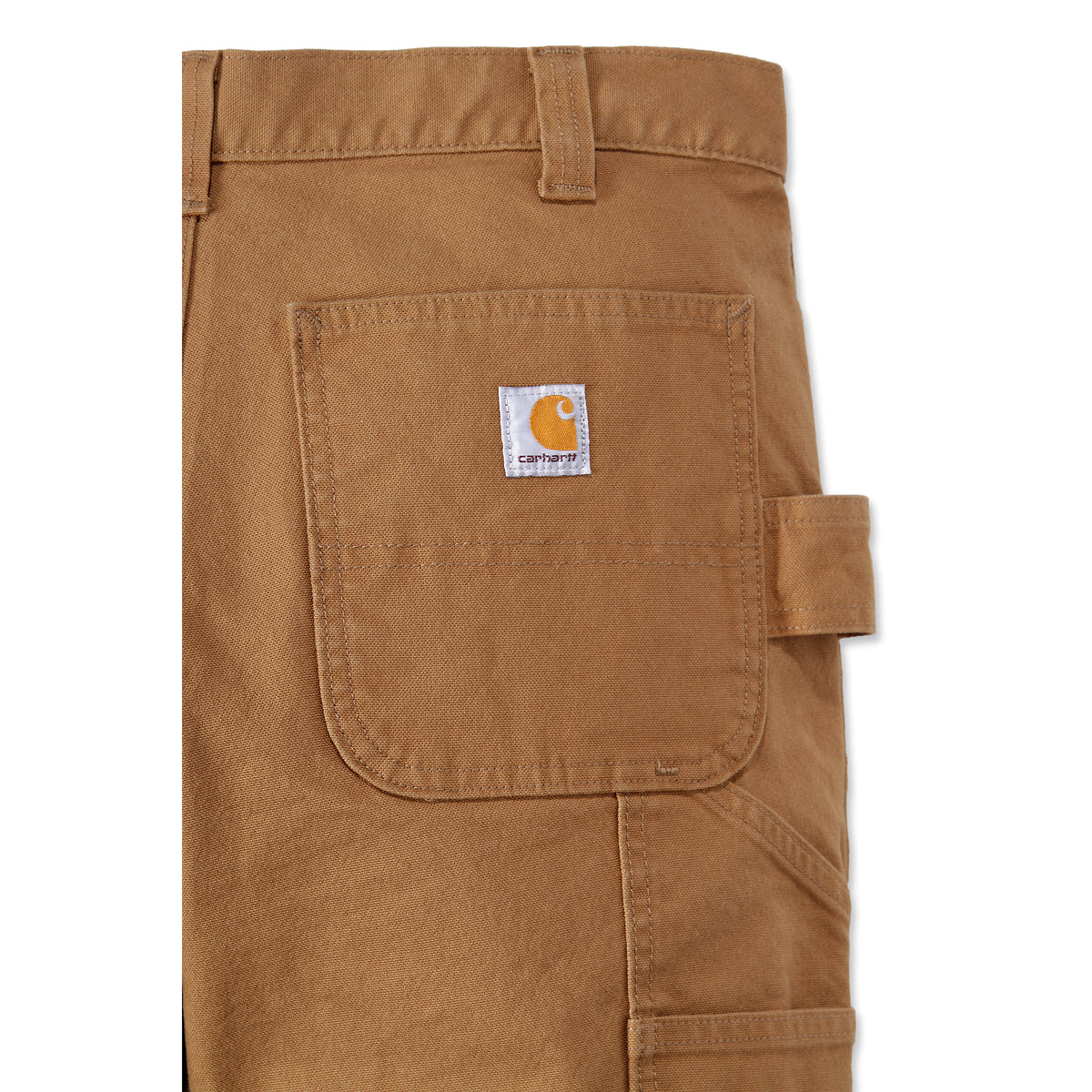 Carhartt Stretch Duck Double Front housut, ruskea