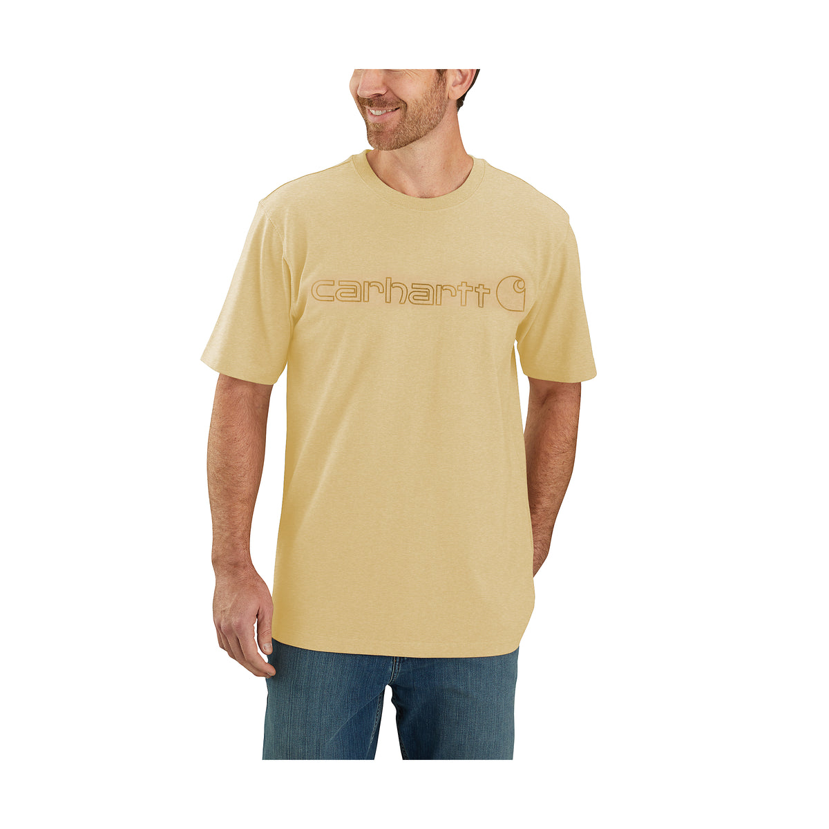 Carhartt Graphic Logo T-paita, beige