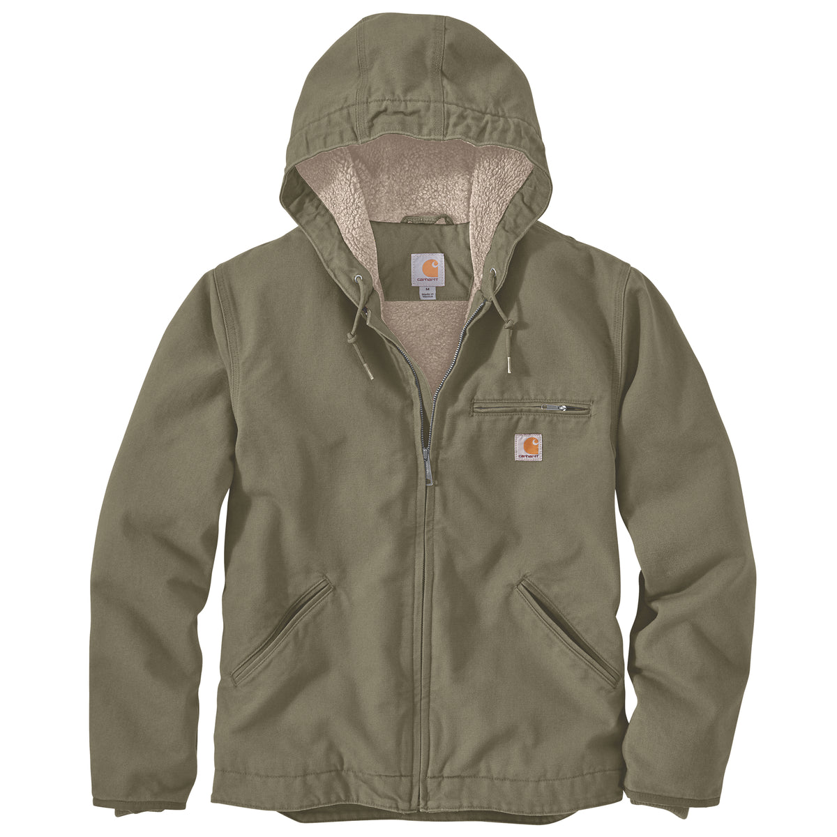 Carhartt Washed Duck Sierra jacket, oliivi