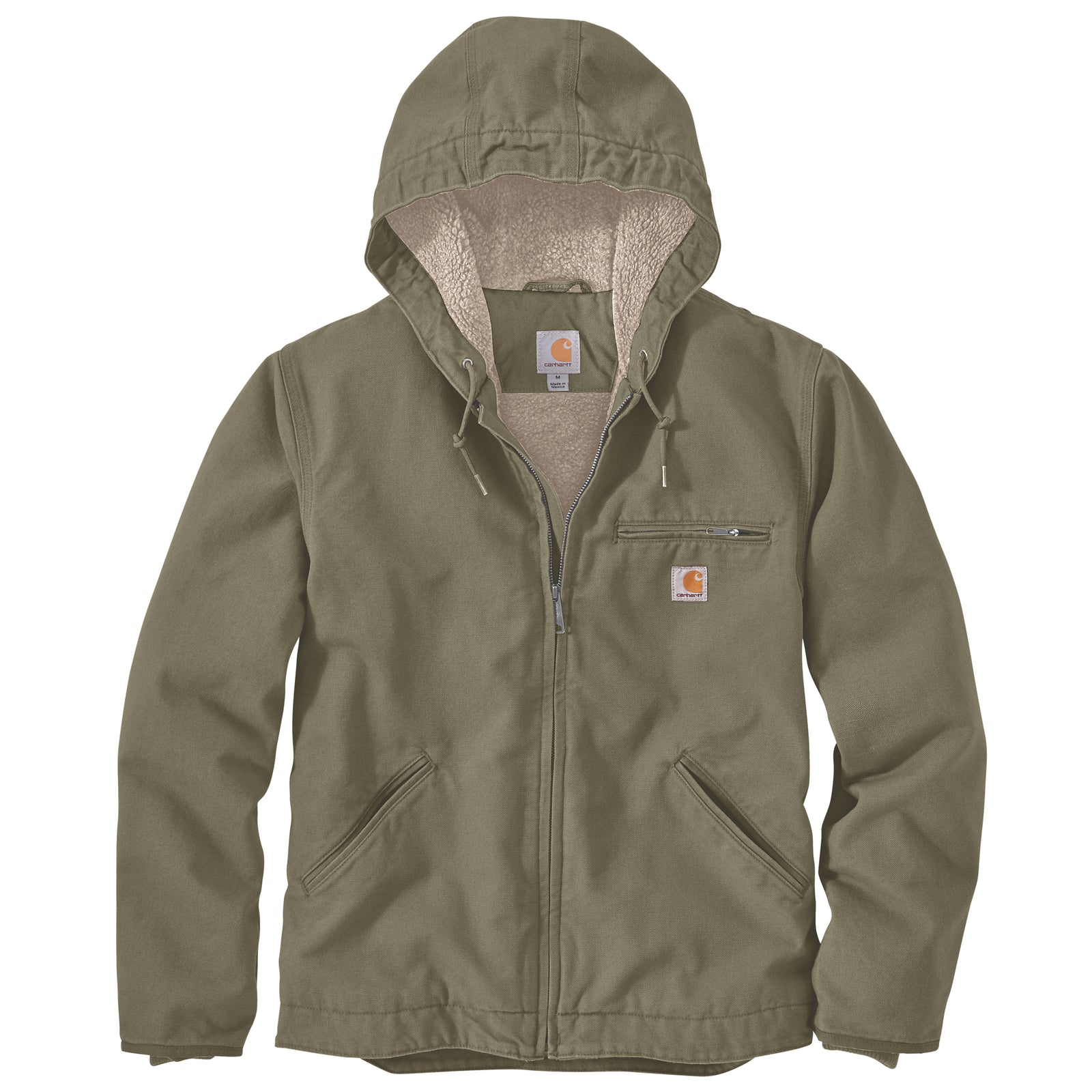 Carhartt Washed Duck Sierra jacket, oliivi