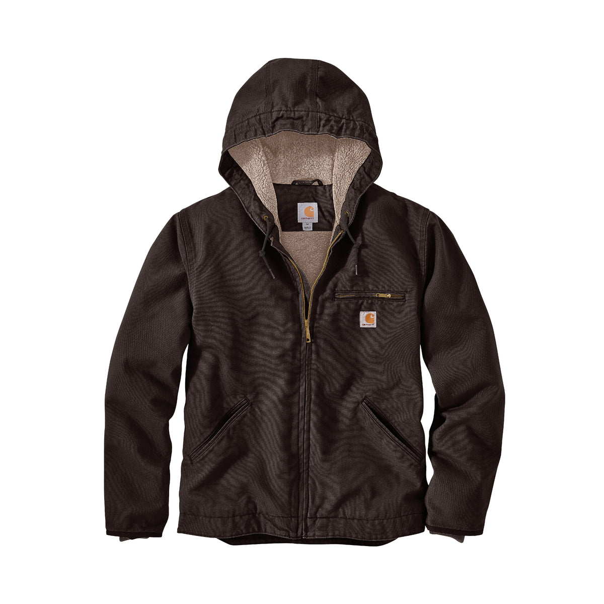 Carhartt Washed Duck Sierra jacket, ruskea