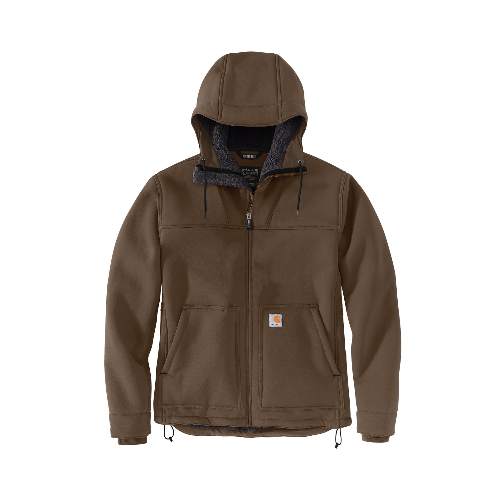 Carhartt Super Dux Relaxed Fit Sherpa-Lined Active Jacket, harmaanruskea