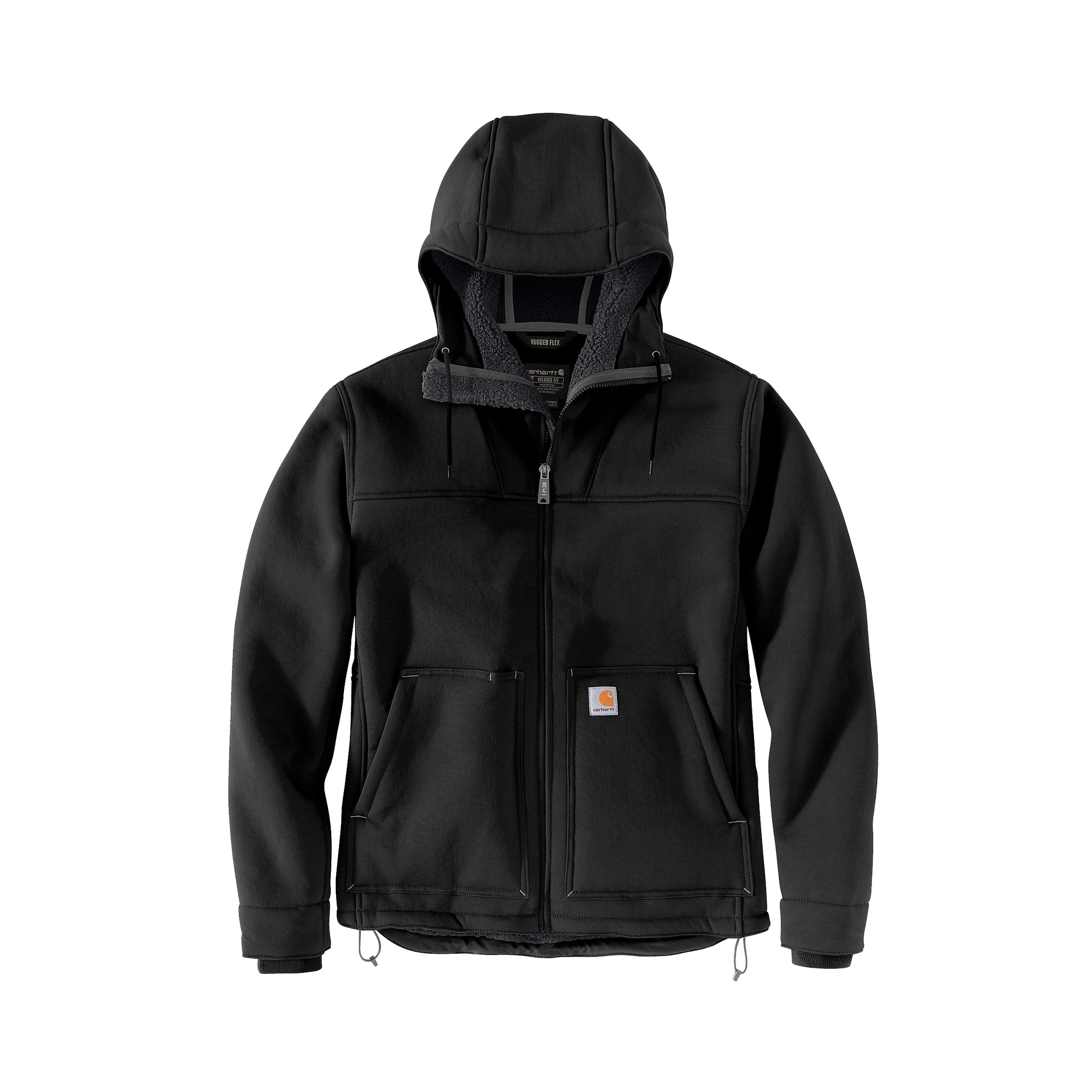 Carhartt Super Dux Relaxed Fit Sherpa-Lined Active Jacket, musta