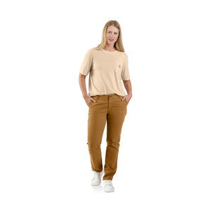 Carhartt Essential Ashland Pant naisten housut, ruskea