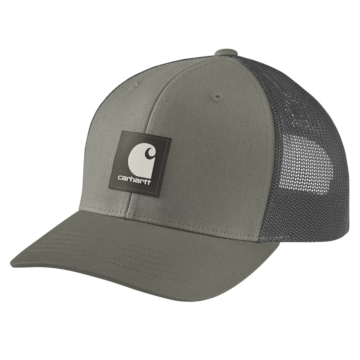 Carhartt Twill Meshback Logo Patch lippis, oliivi