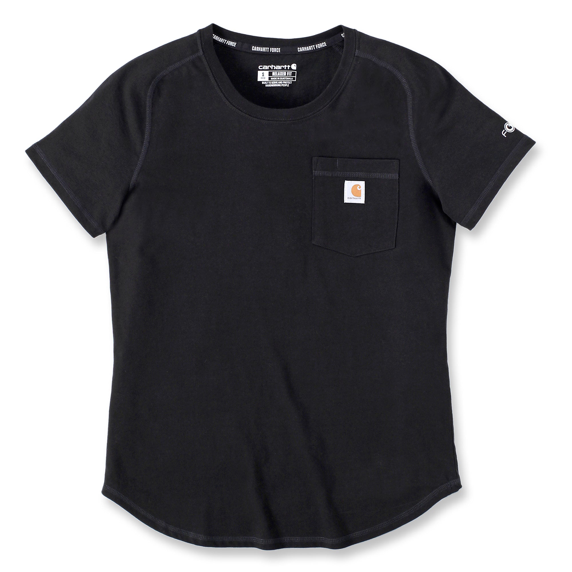 Carhartt Force naisten t-paita, musta