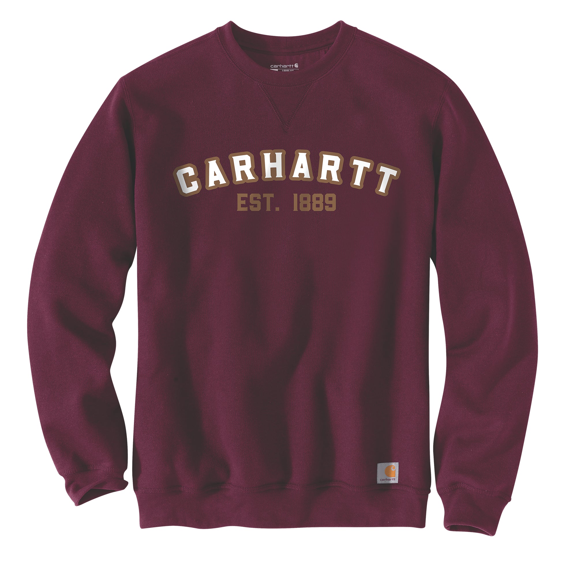 Carhartt collegepusero, viininpunainen