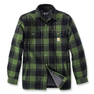 Carhartt Sherpa Lined Shirt Jacket paitatakki, vihreä