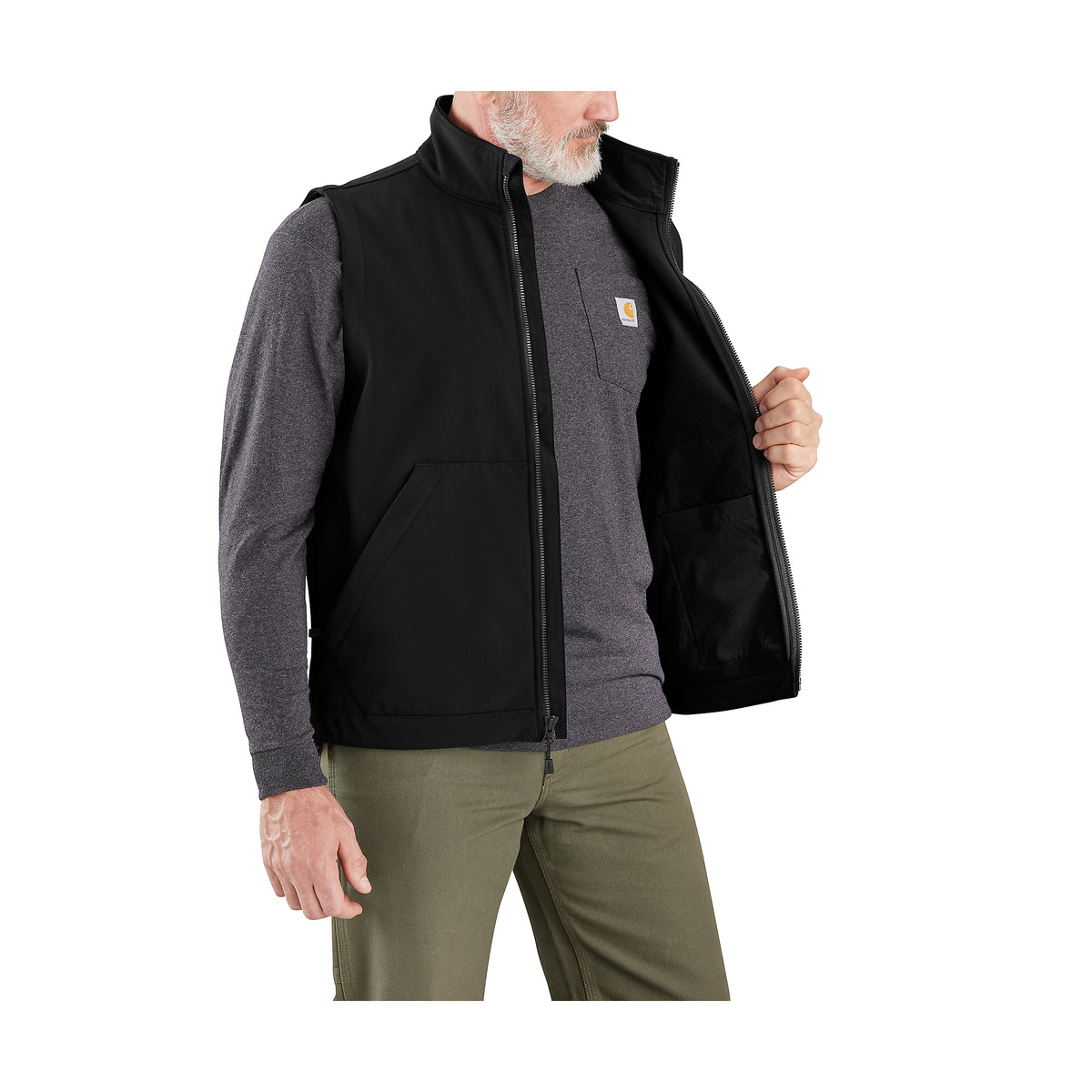 Carhartt miesten Galesburg Rain Defender liivi, musta