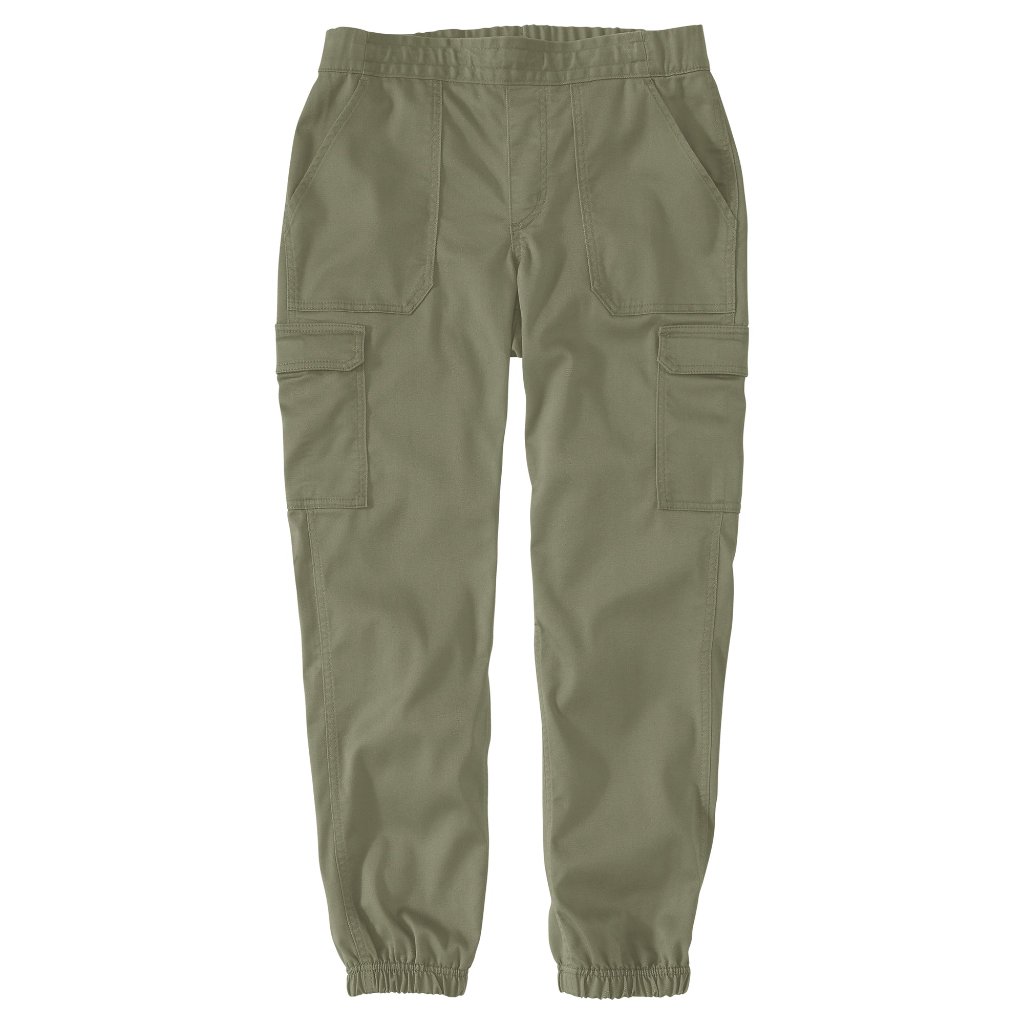 Carhartt Tencel Twill Jogger naisten vapaa-ajan housut, oliivi