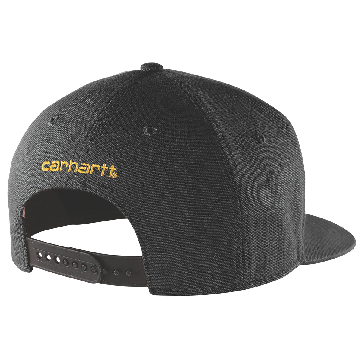 Musta Carhartt Hudson lippalakki takaapäin kuvattuna.