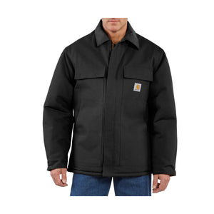 Carhartt Loose Fit Firm Duck Insulated Traditional Coat, musta