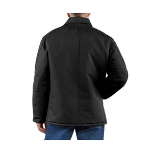 Carhartt Loose Fit Firm Duck Insulated Traditional Coat, musta