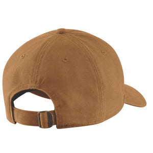 Carhartt Canvas Embroidered Graphic Cap lippalakki, ruskea
