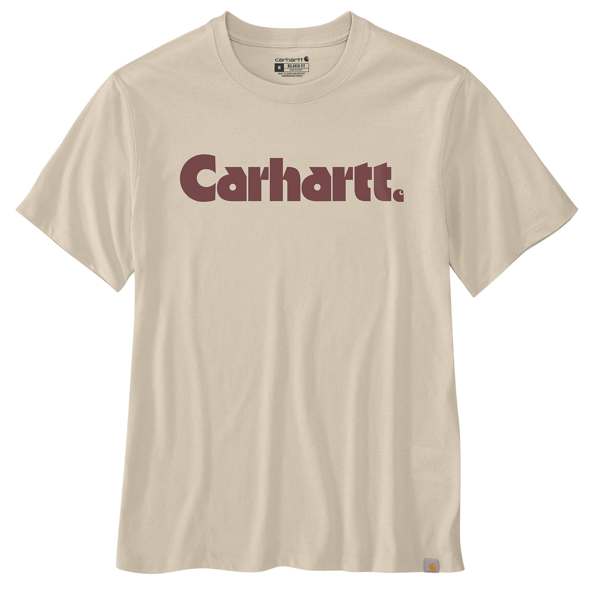 Carhartt Logo Graphic T-paita, vaalea beige