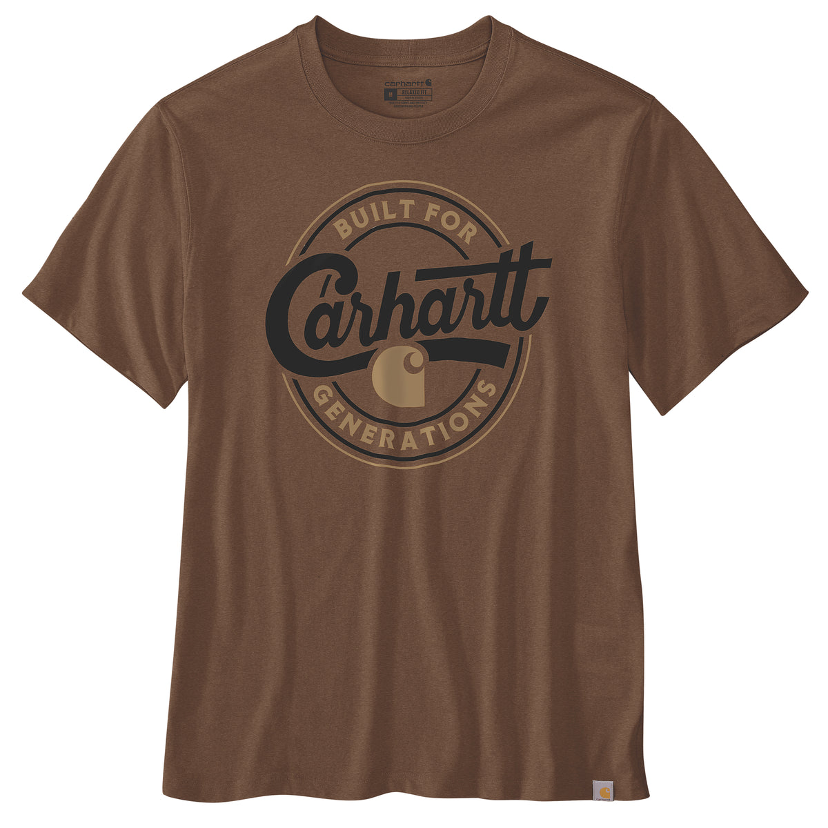 Carhartt Script Graphic T-paita, punaruskea