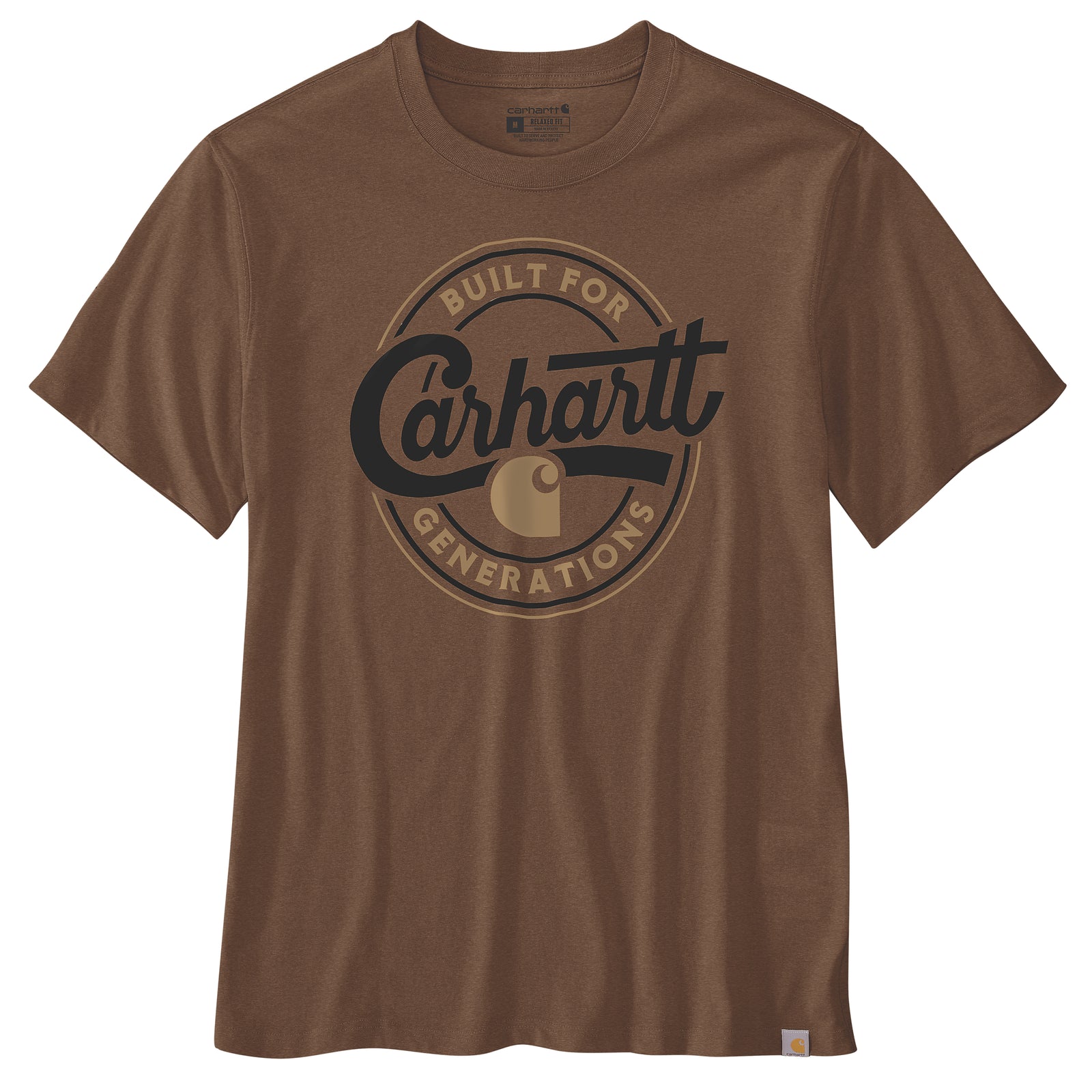 Carhartt Script Graphic T-paita, punaruskea