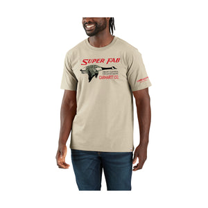 Carhartt Super Fab Graphic T-paita, luonnonvalkoinen