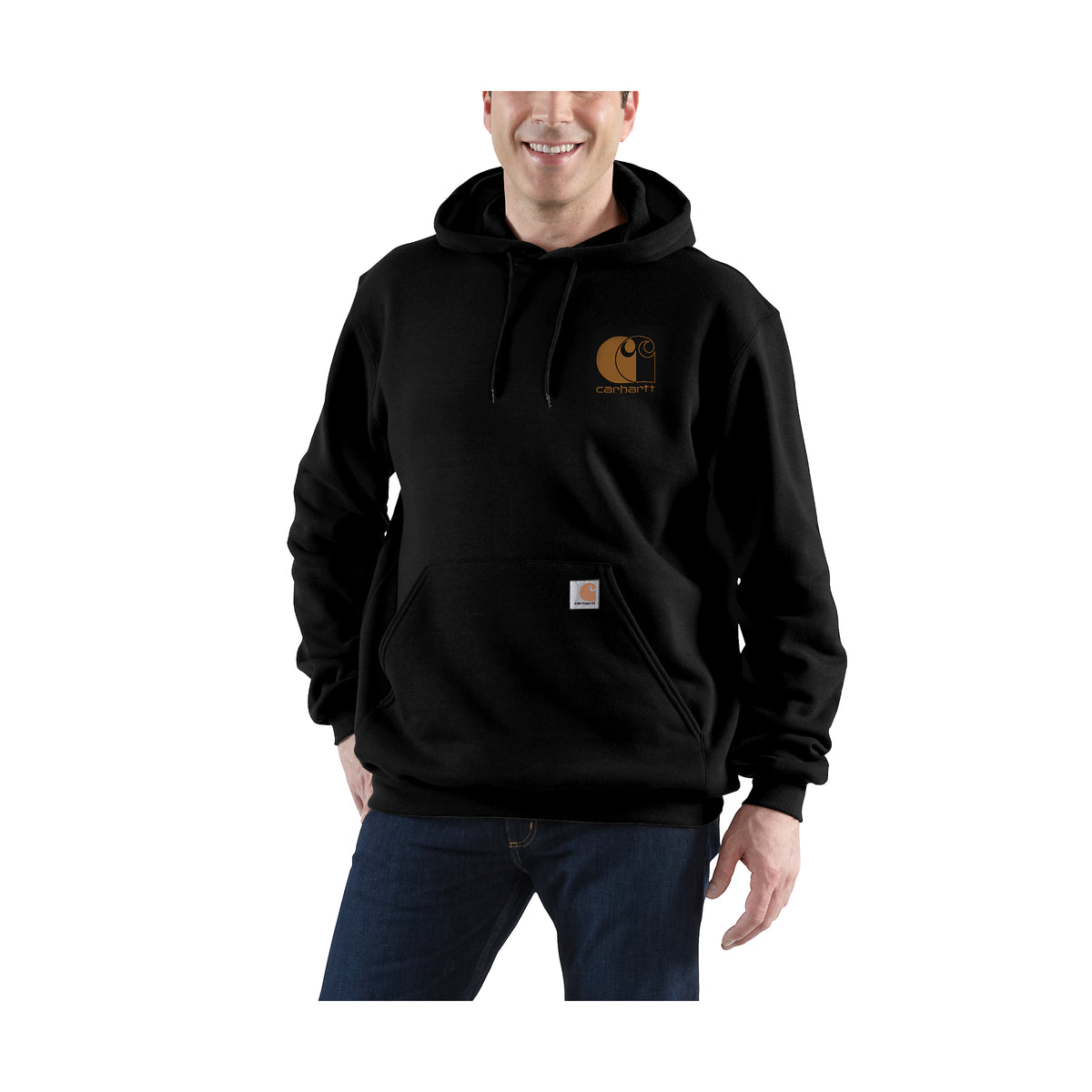 Carhartt Force Logo Graphic huppari, musta