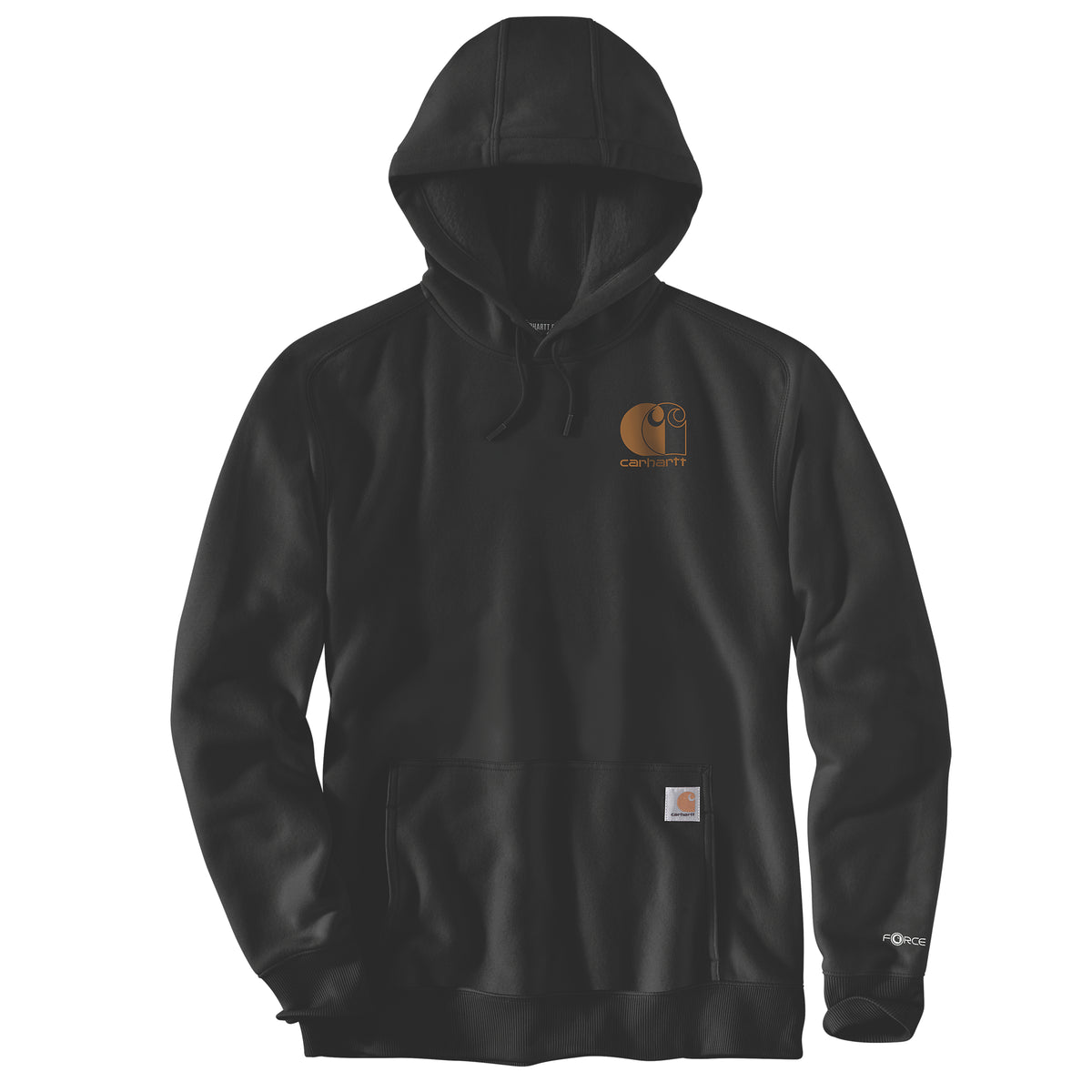 Carhartt Force Logo Graphic huppari, musta