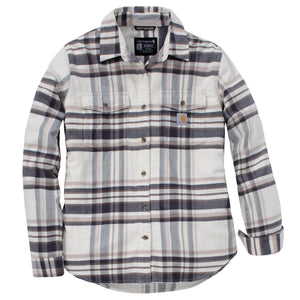 Carhartt Tencel Fiber Series Relaxed Fit naisten flanellipaita, vaalea