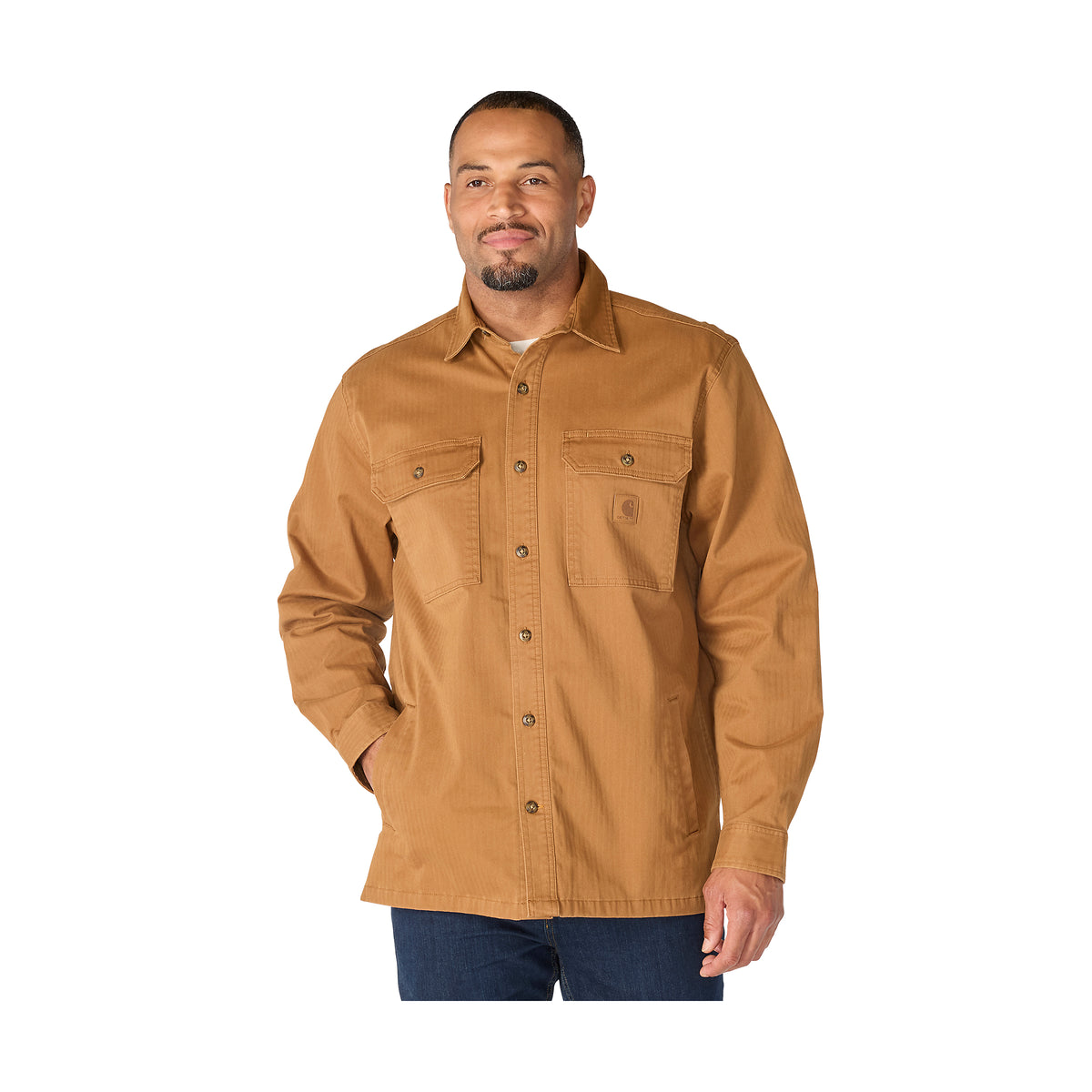 Carhartt Newcastle Shirt Jacket paitatakki, ruskea