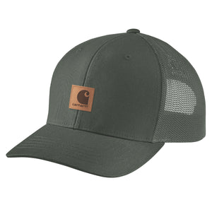 Carhartt Oakland Leatherette Cap, tummanvihreä