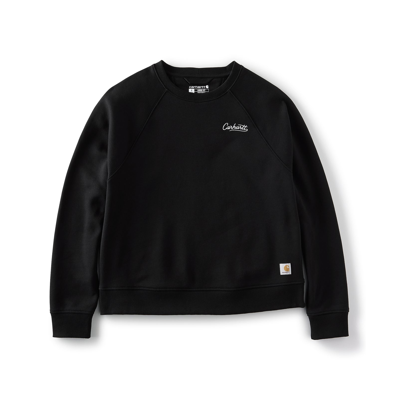 Carhartt Naisten Sawyer collegepaita, musta