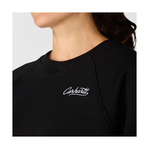 Carhartt Naisten Sawyer collegepaita, musta