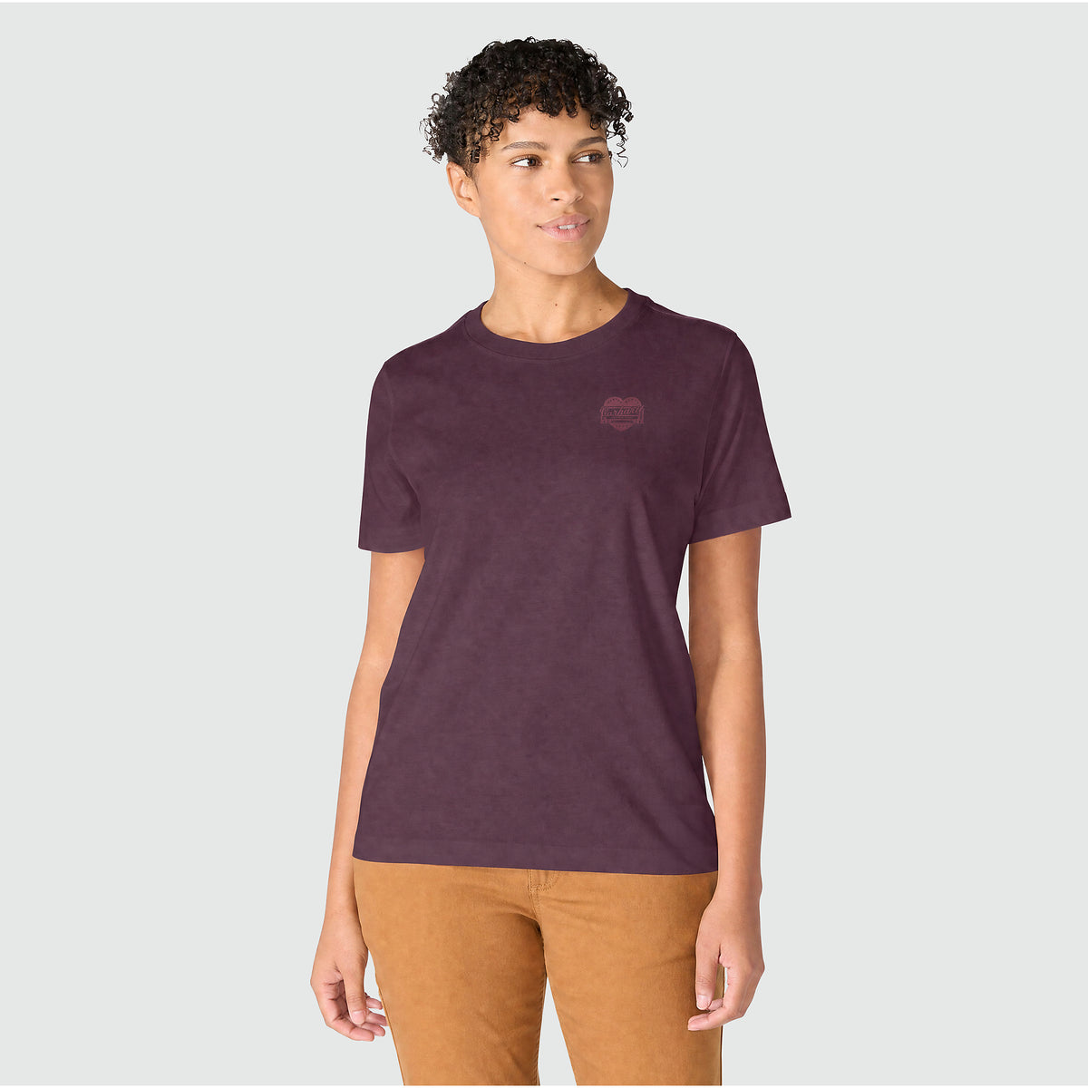 Carhartt Irvine Heritage Heart naisten t-paita, luumu