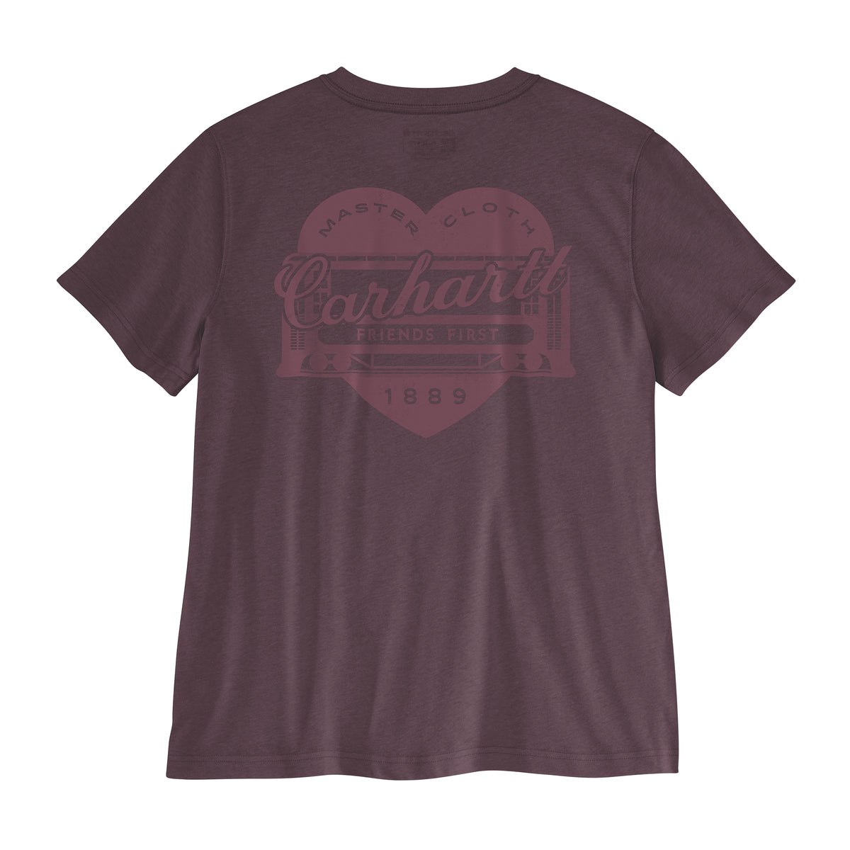 Carhartt Irvine Heritage Heart naisten t-paita, luumu