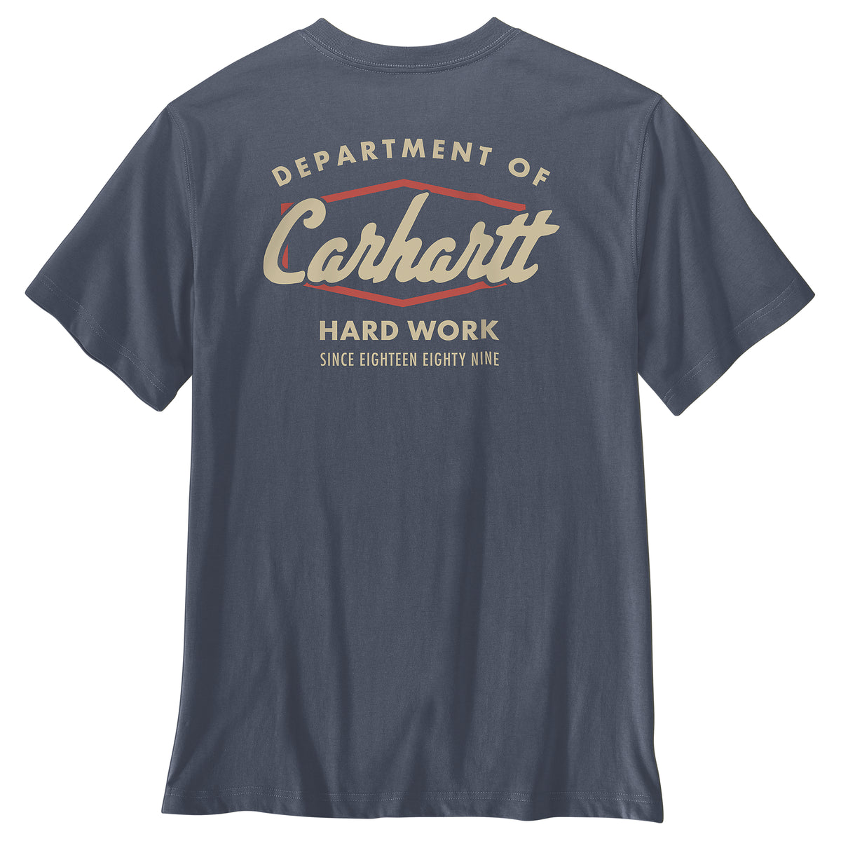 Carhartt Irvine Relaxed Hard Work miesten t-paita, siniharmaa