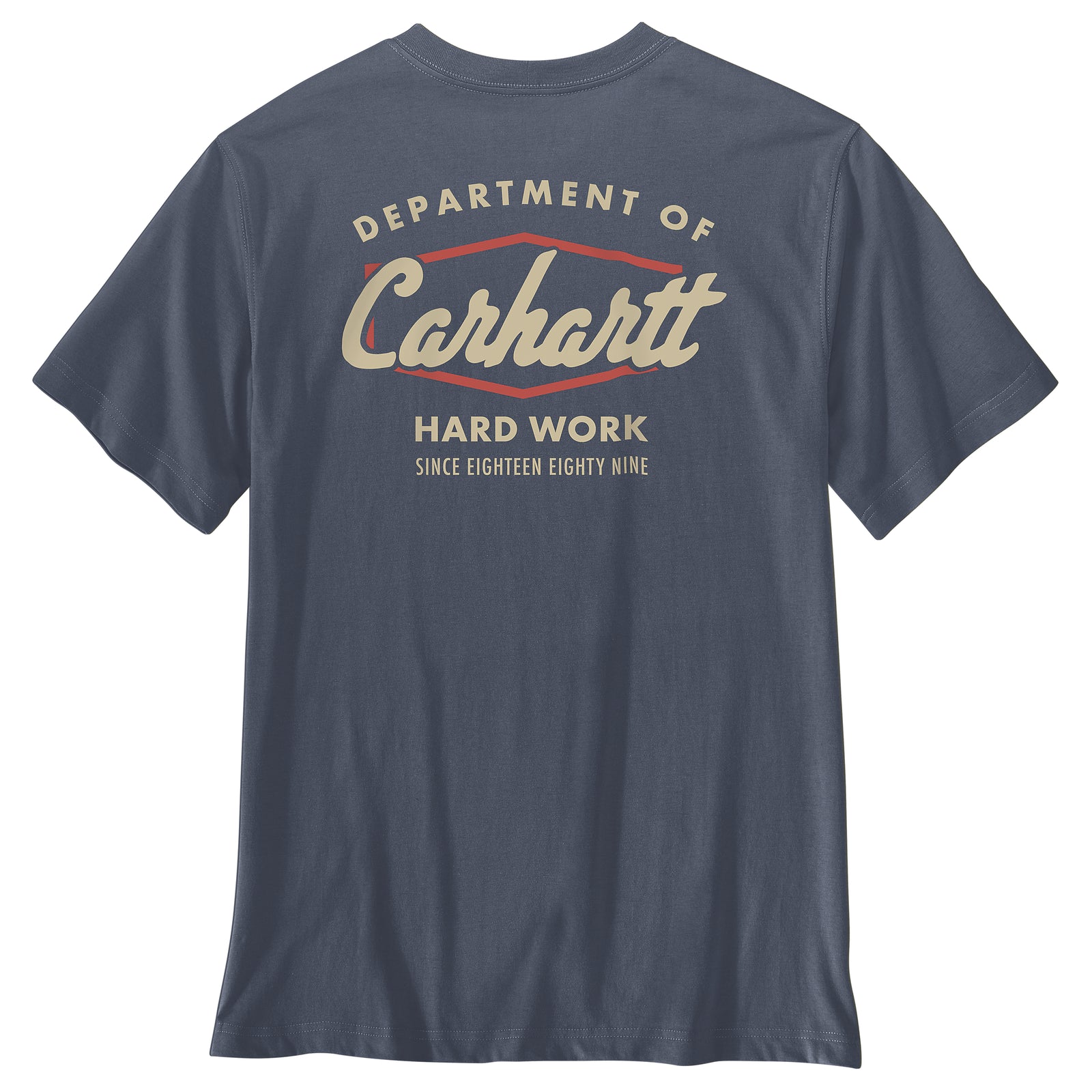 Carhartt Irvine Relaxed Hard Work miesten t-paita, siniharmaa