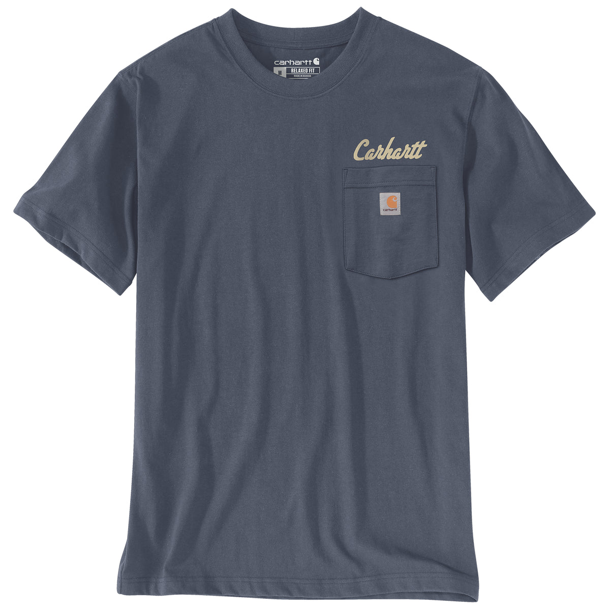 Carhartt Irvine Relaxed Hard Work miesten t-paita, siniharmaa