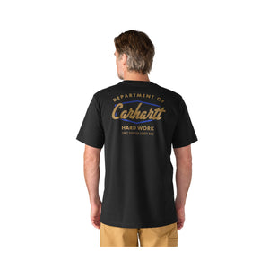 Carhartt Irvine Relaxed Hard Work miesten t-paita, musta