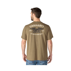 Carhartt Irvine Hardwork Eagle miesten t-paita, ruskea