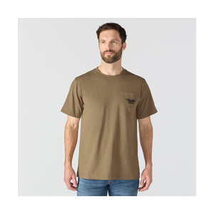 Carhartt Irvine Hardwork Eagle miesten t-paita, ruskea