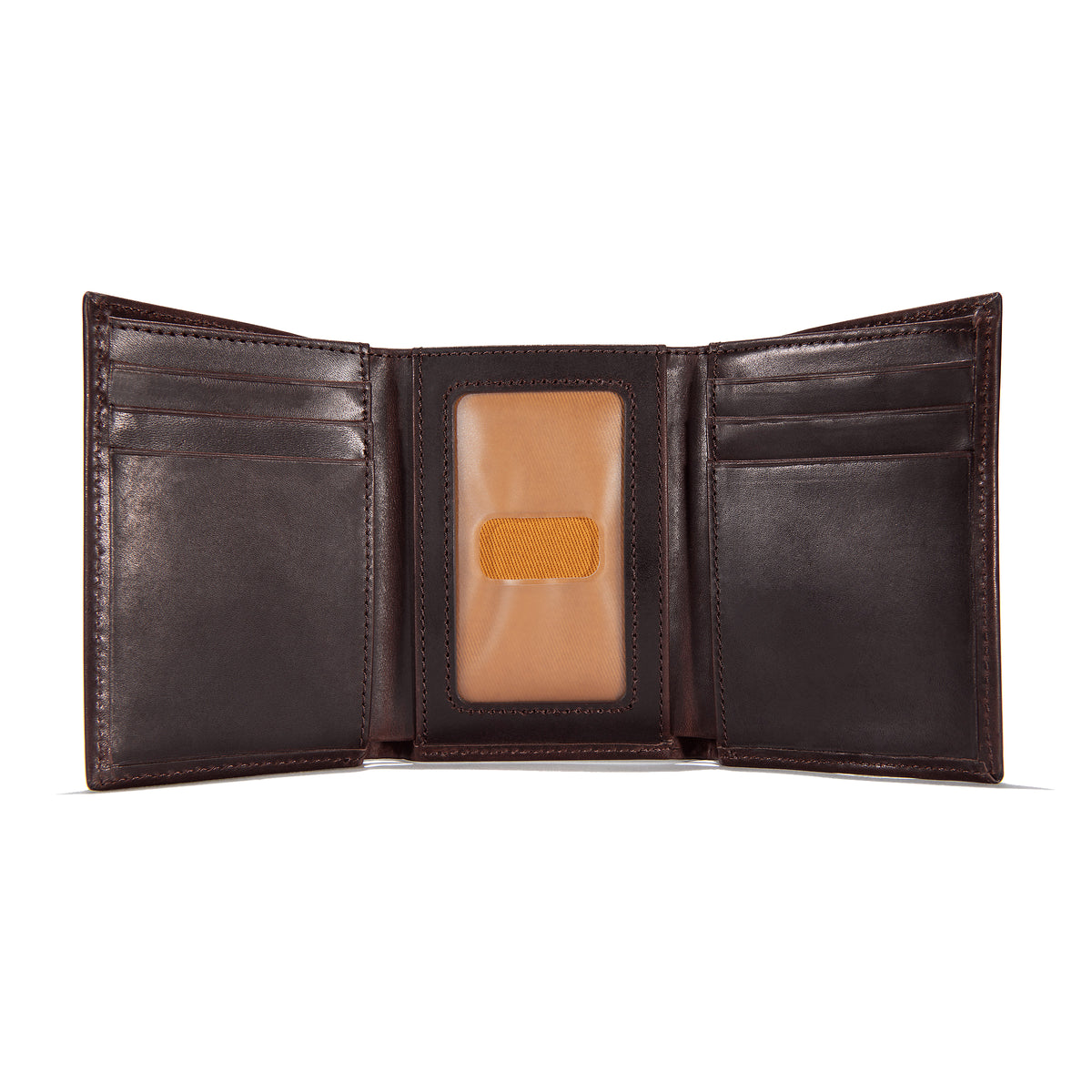 Carhartt Oil Trifold Wallet nahkalompakko, tummanruskea