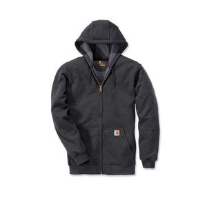 Carhartt K122 vetoketjullinen huppari, tummanharmaa