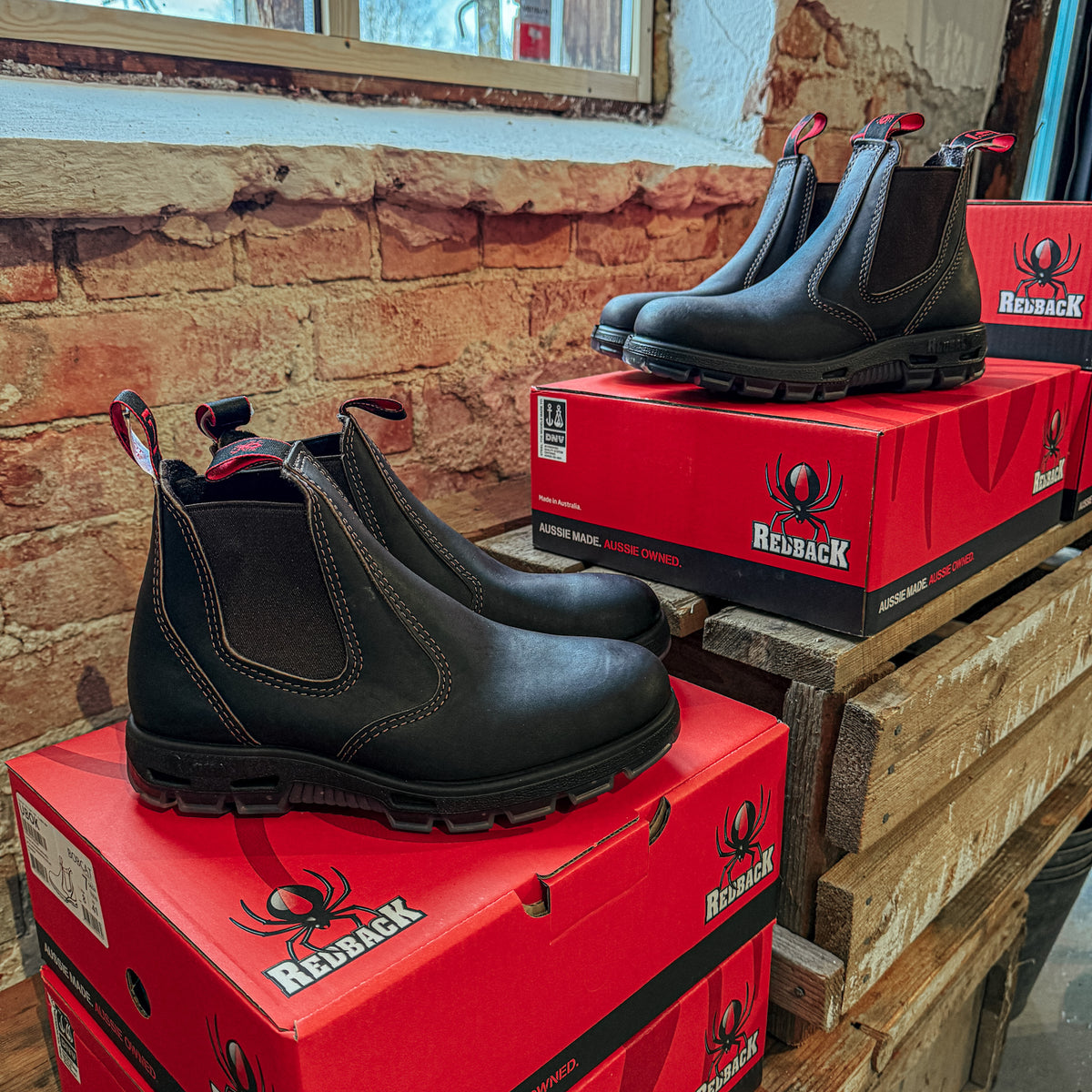 Redback Bobcat UBOK nahkakengät