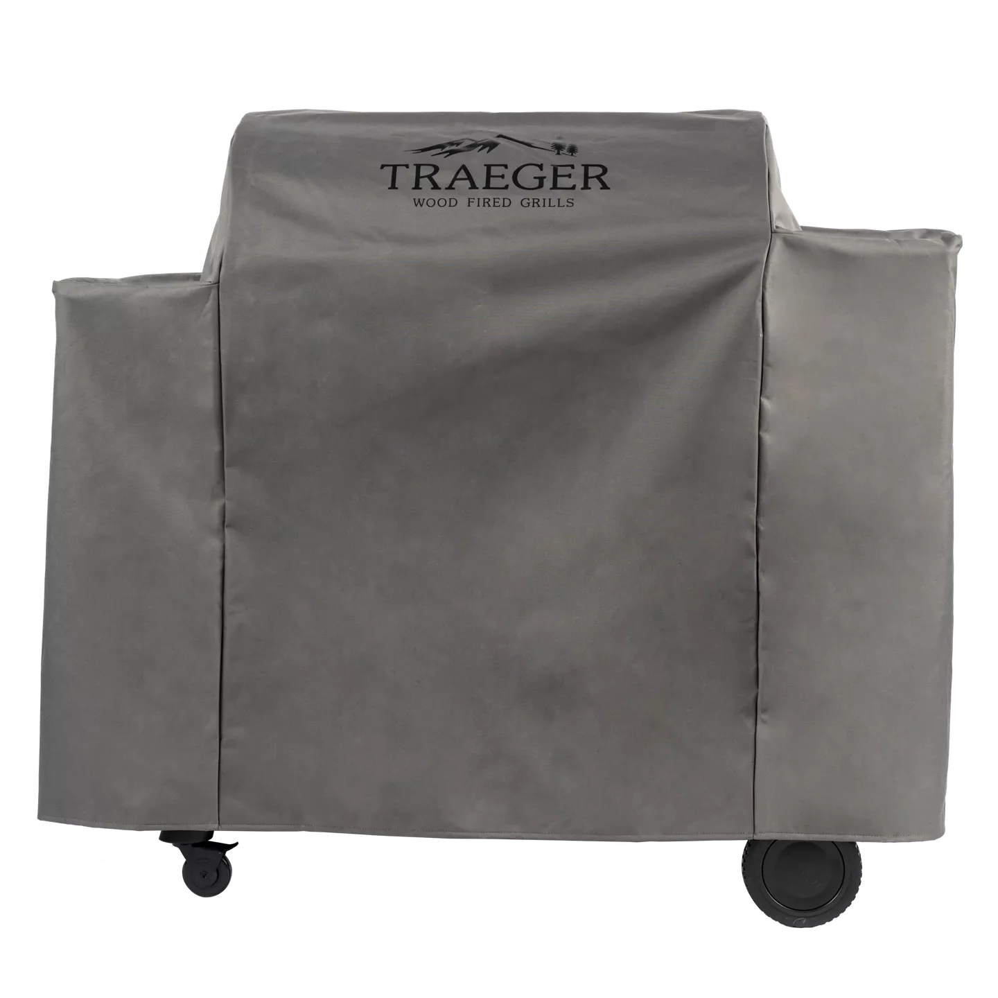 Kuvassa on Traeger Ironwood 885 grillin suojapeite laitettuna grillin päälle.