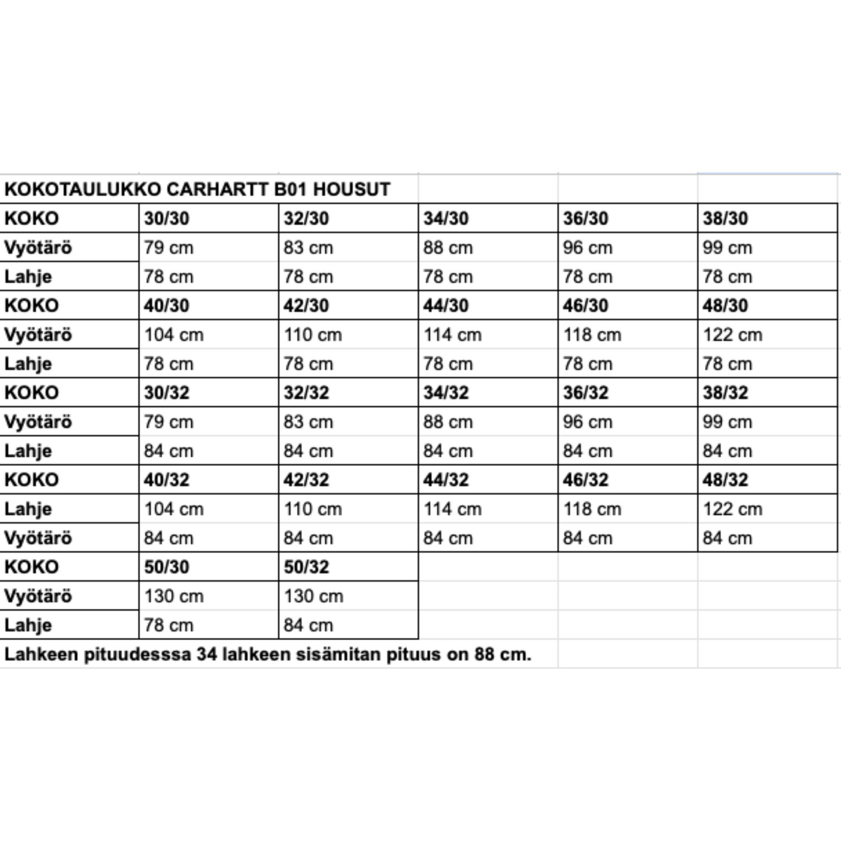 Carhartt B01 housut, ruskea