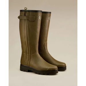 Le Chameau Chasseur Wool Lined Boot miesten saappaat, kuvattuna ulkosyrjältä.