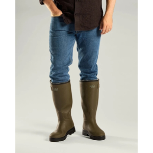 Le Chameau Chasseur Wool Lined Boot miesten saappaat, kuvattuna mallilta